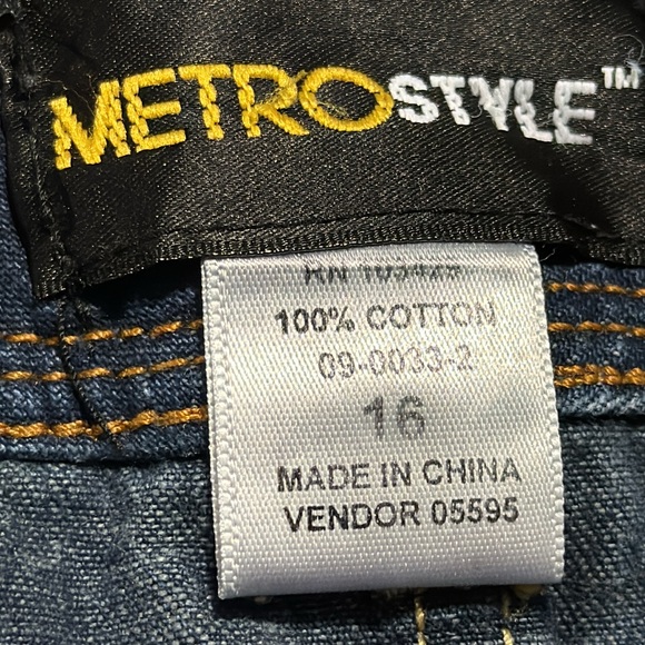 Metrostyle Denim Skirt Size 16 - Picture 3 of 4